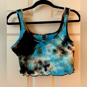 Tye dye crop top